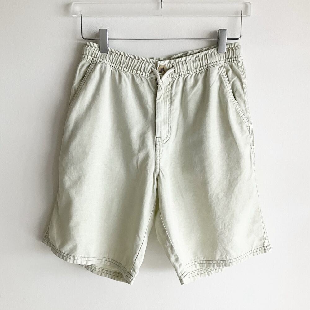 Zara Boys 13-14 Shorts Pale Light Green Gray Pockets Summer Casual 164 cm
